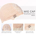 Platinum Blonde Wig with Bangs 24Inch Long Straight Wigs for Women | Natural Looking Synthetic Wig,Suitable for Daily Wear,Party,Halloween and Cosplay,Beginner-Friendly,Lightweight and Soft