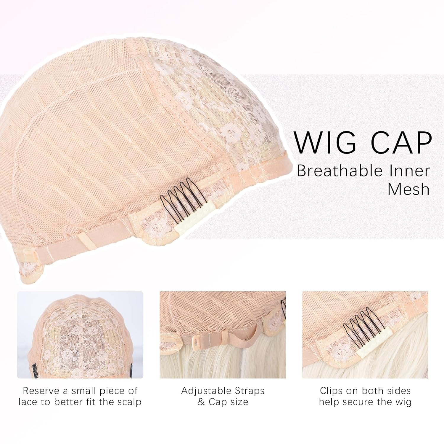 Platinum Blonde Wig with Bangs 24Inch Long Straight Wigs for Women | Natural Looking Synthetic Wig,Suitable for Daily Wear,Party,Halloween and Cosplay,Beginner-Friendly,Lightweight and Soft