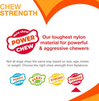 Power Chew Easy-Hold Wishbone Dog Chew Toy, Small | Bison Flavor, Durable Dog Toys for Aggressive Chewers, Discourages Destructive Chewing, for Small Breeds up to 25 Lbs