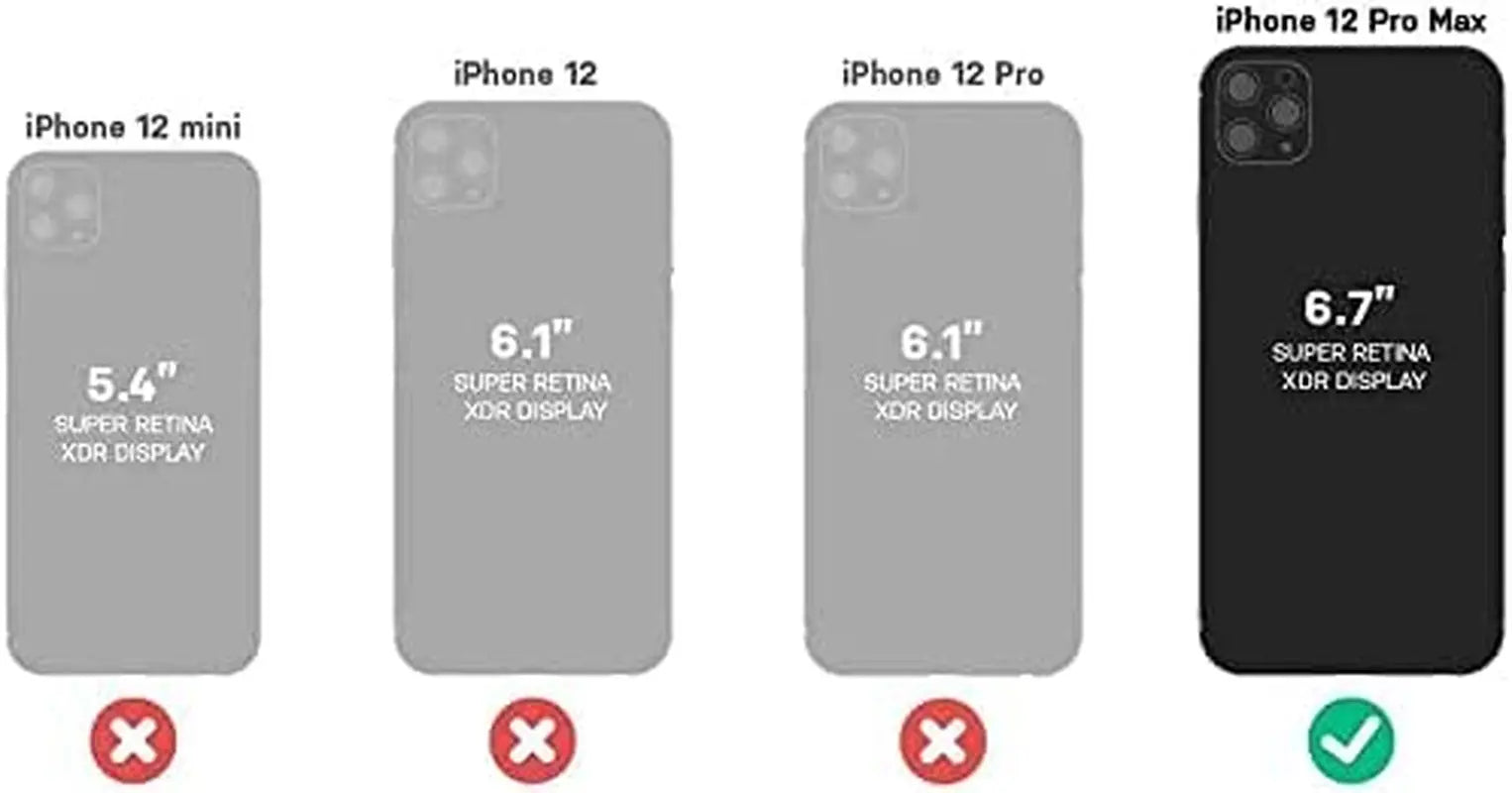 SYMMETRY SERIES Case for Iphone 12 Pro Max - BLACK