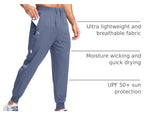 Men'S Joggers with Zipper Pockets Lightweight Athletic Workout Pants Quick Dry Sweatpants for Men Running Hiking