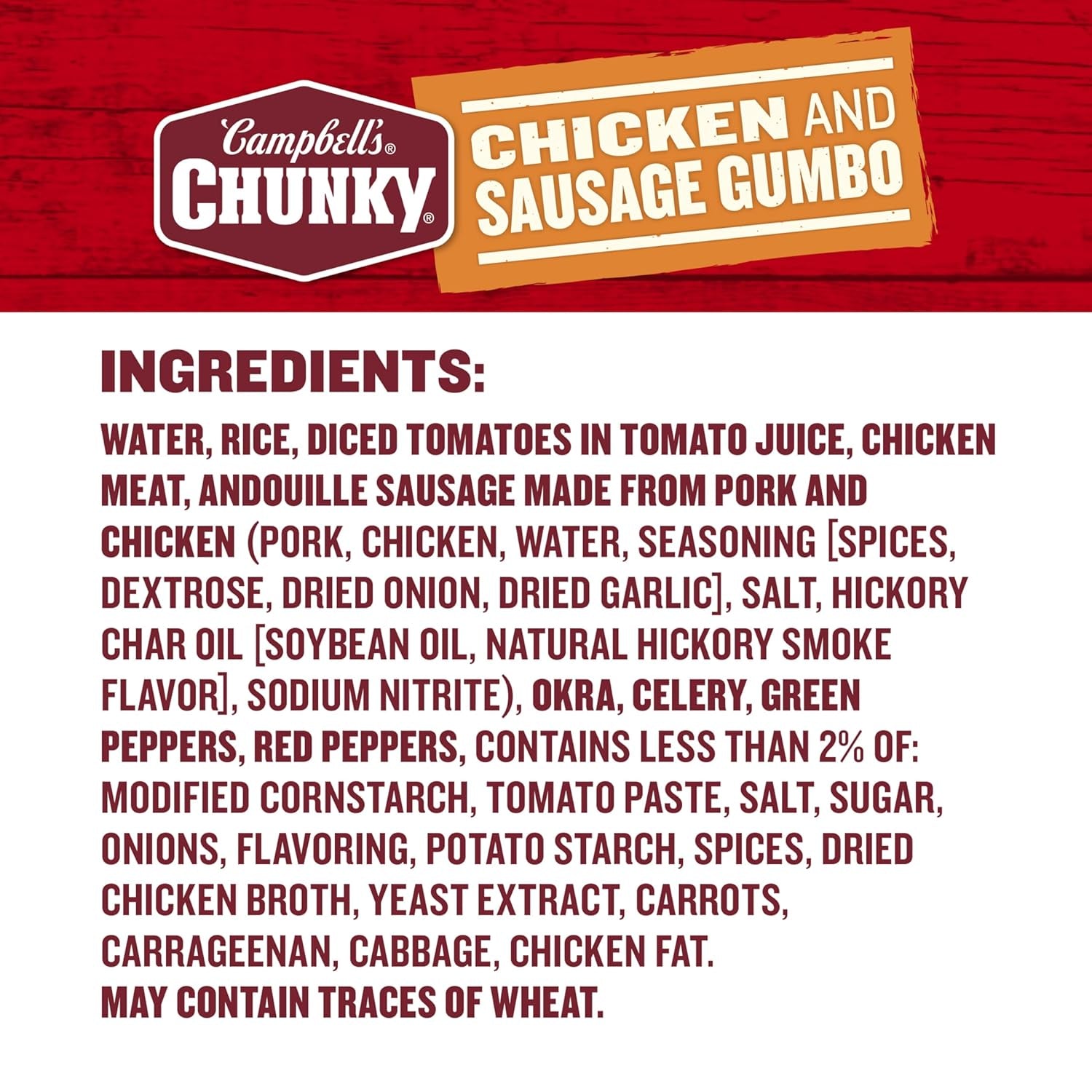 Soup, Chicken and Sausage Gumbo, 16.1 Oz Can (Case of 8)