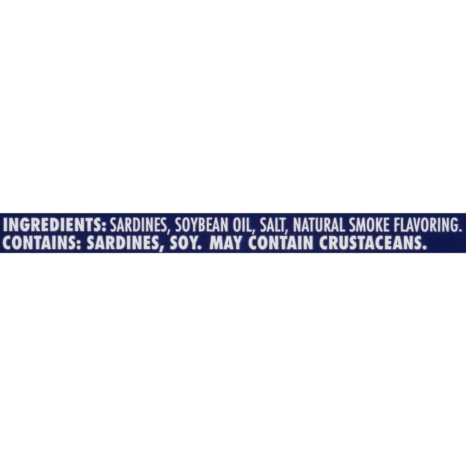Wild Caught Sardines in Soybean Oil, 3.75 Oz Can (Pack of 12) - 14G Protein per Serving - Gluten Free, Keto Friendly - Great for Pasta & Seafood Recipes