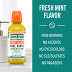 Deep Clean Mouthwash, Alcohol Free, Antiseptic Benefits, Fresh Mint, 16 Fl Oz