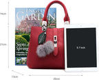 2026 Women Handbags Fashion Ladies Shoulder Handbags Tote Bag Top Handle Bag Waterproof PU Leather Bag