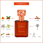 Amber 07 - Luxury Products from Dubai - Long Lasting, Addictive Personal EDP Spray Fragrance - Seductive Signature Aroma - 1.7 Oz