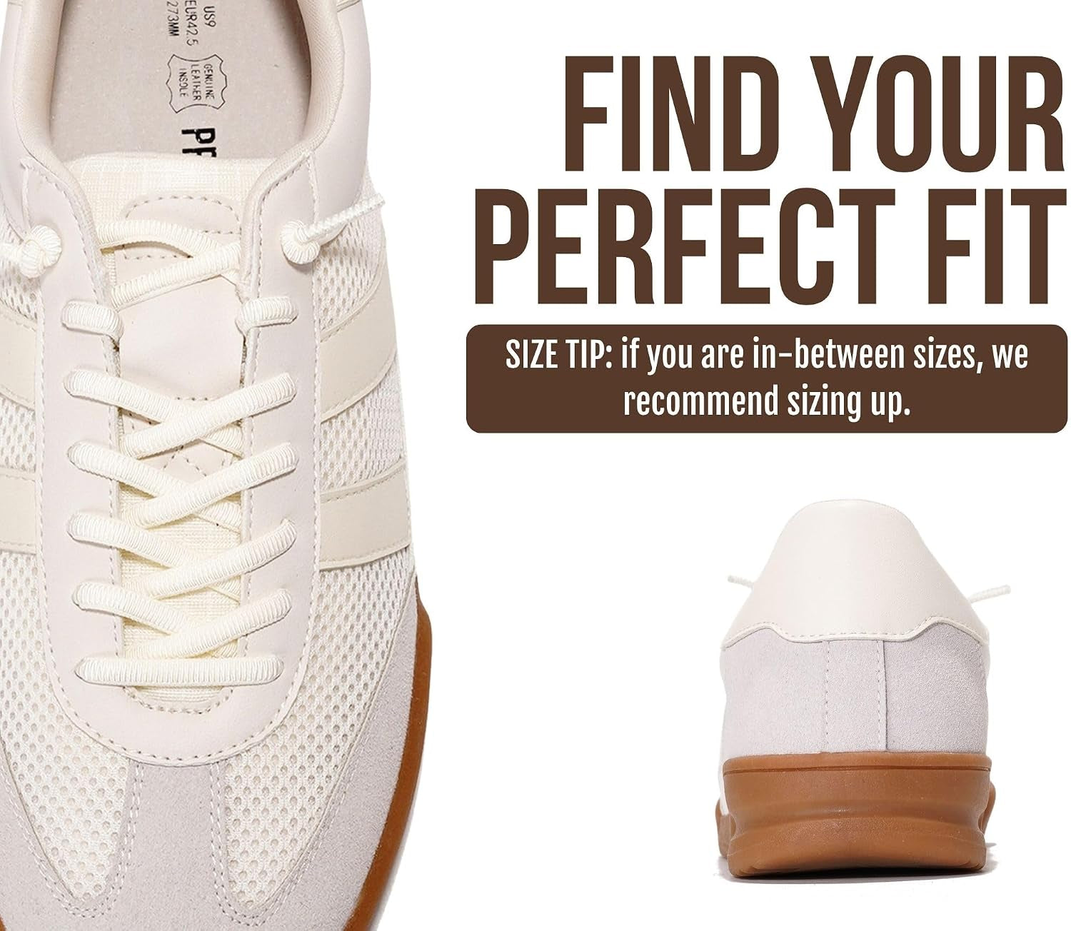 Sneakers for Men - 100% Genuine Leather Mens Casual Shoes Memory Foam Insole Mens Sneakers - Non Slip Outsole Dress Sneakers Men (HIS VERDY)