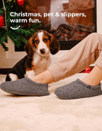 Women'S Fuzzy Curly Fur Fleece Lining Memory Foam Loafer Slippers | Non-Slip,Indoor and Outdoor,Machine-Washable,Warm,Bedroom