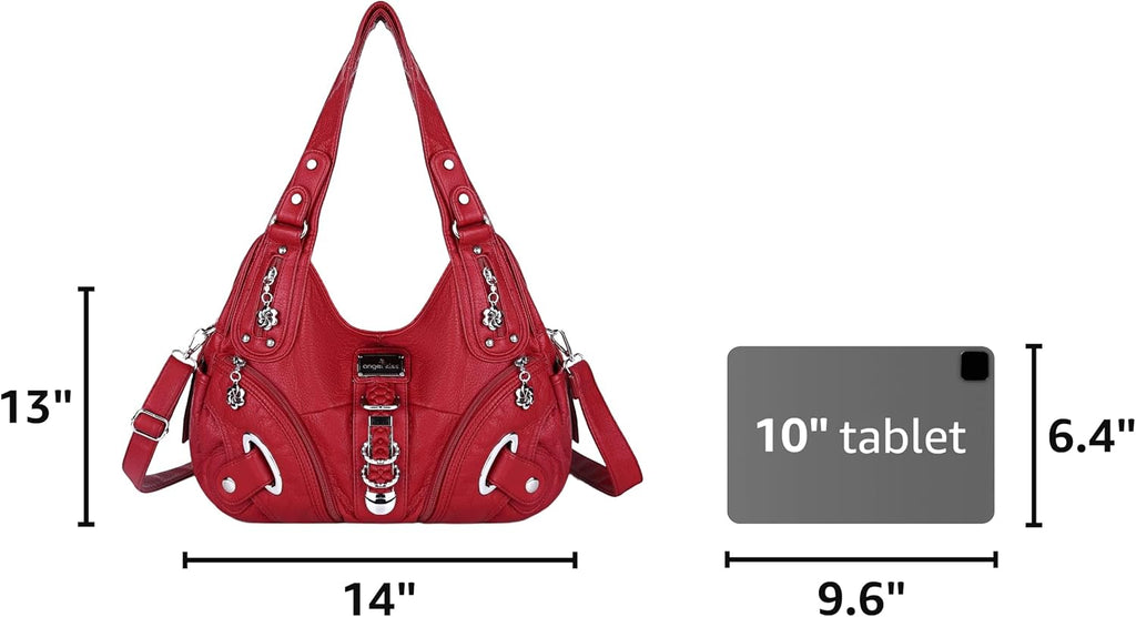 Angelkiss Hobo Purses and Handbags for Women Satchel Handbag Women Purses Large Daily Shoulder Bags