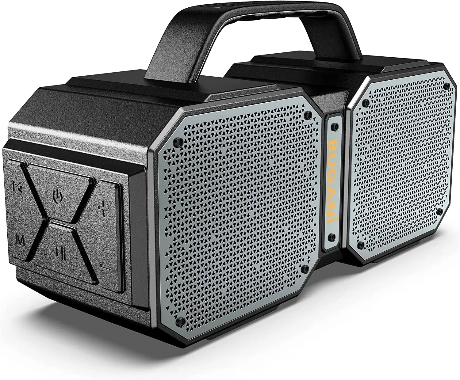 Bluetooth Speaker, Shock Portable Bluetooth Speaker, Bluetooth 5.3, Waterproof, Wireless Speakers, 60W Super Power, Outdoor Speaker, Black(New Model)