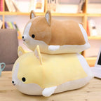 Corgi Dog Plush Pillow, Soft Shiba Inu Corgi Butt Stuffed Animal Toys Gifts for Bed, Valentine, Kids Birthday, Christmas (Brown, 11.8Inch)