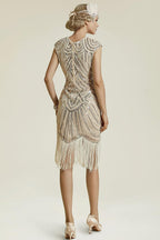 Women'S Flapper Dresses 1920S Beaded Fringed Great Gatsby Dress