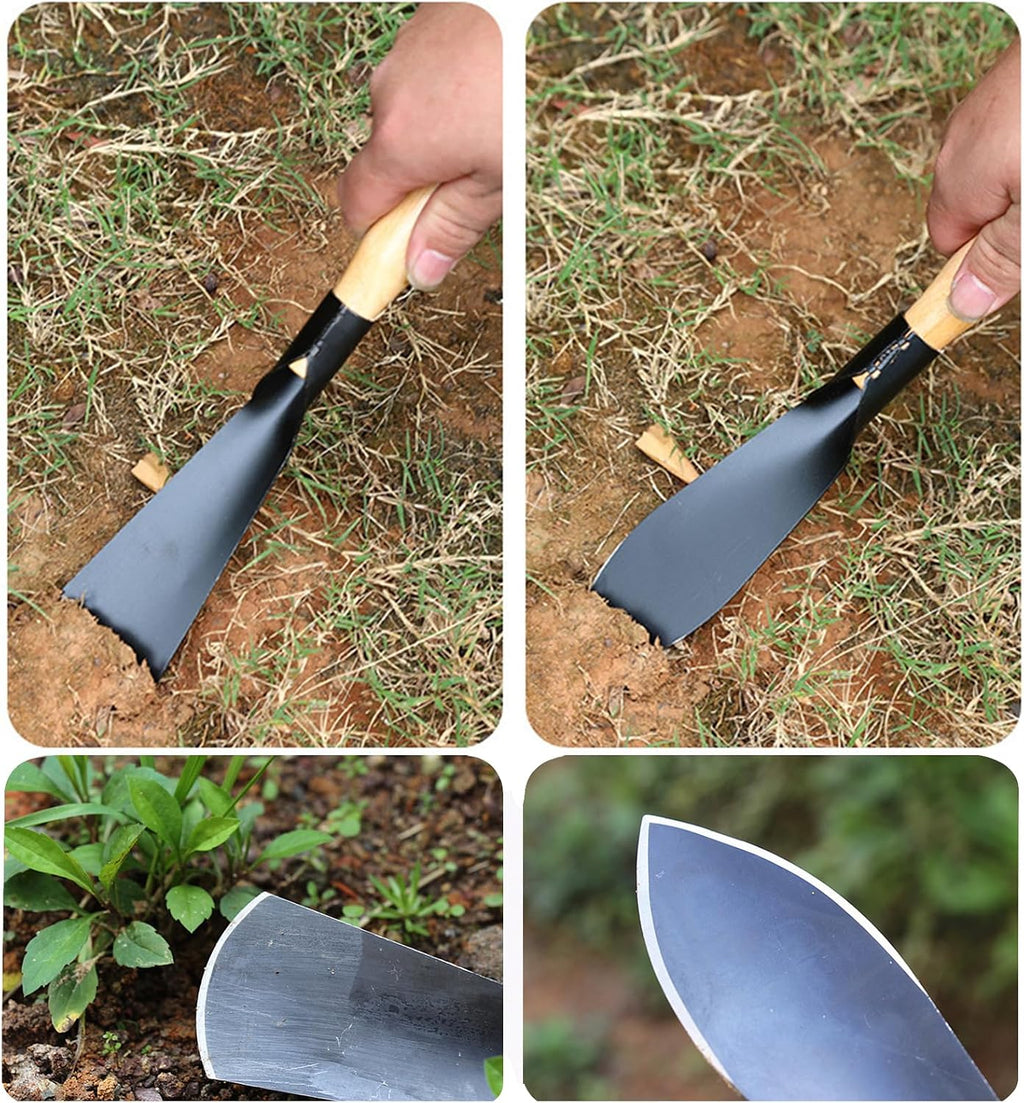 Garden Shovel Trowel Tool Set, 3 Pack Heavy Duty Gardening Tools Set Include Wide Garden Trowel, Hand Shovel with Repotting Mat, Small Shovels for Digging Planting Transplanting