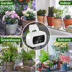USB Drip Irrigation System Automatic Watering System with Custom Schedule Watering Timer for Potted Plants Indoor Watering