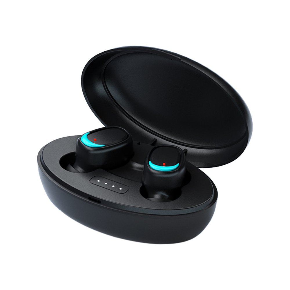 Bluetooth Earbuds Wireless Earbuds,Bluetooth 5.2 Headphones with Charging Case, Bluetooth Headphones with Mics, Fingerprint Control, Power Display,For Sports/Working on Clearance
