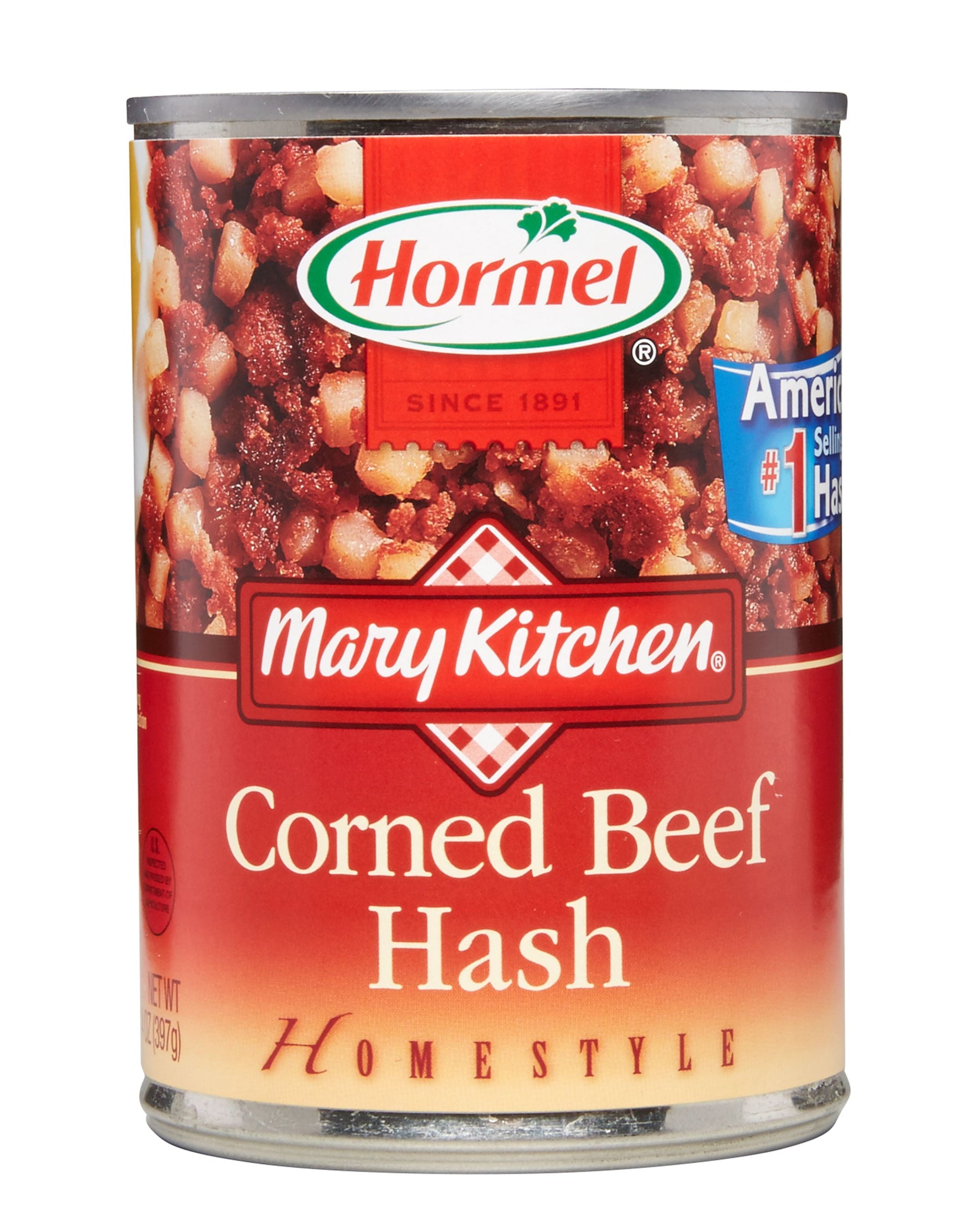 4-Pack HORMEL  Corn Beef Hash, Canned Corned Beef, Shelf Stable, 14 Oz Steel Can