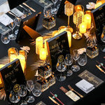 50PCS 70Th Birthday Boxes, 70Th Party Favors,Birthday Boxes Decorations,Black and Gold Party Favors for Guests for Men Women