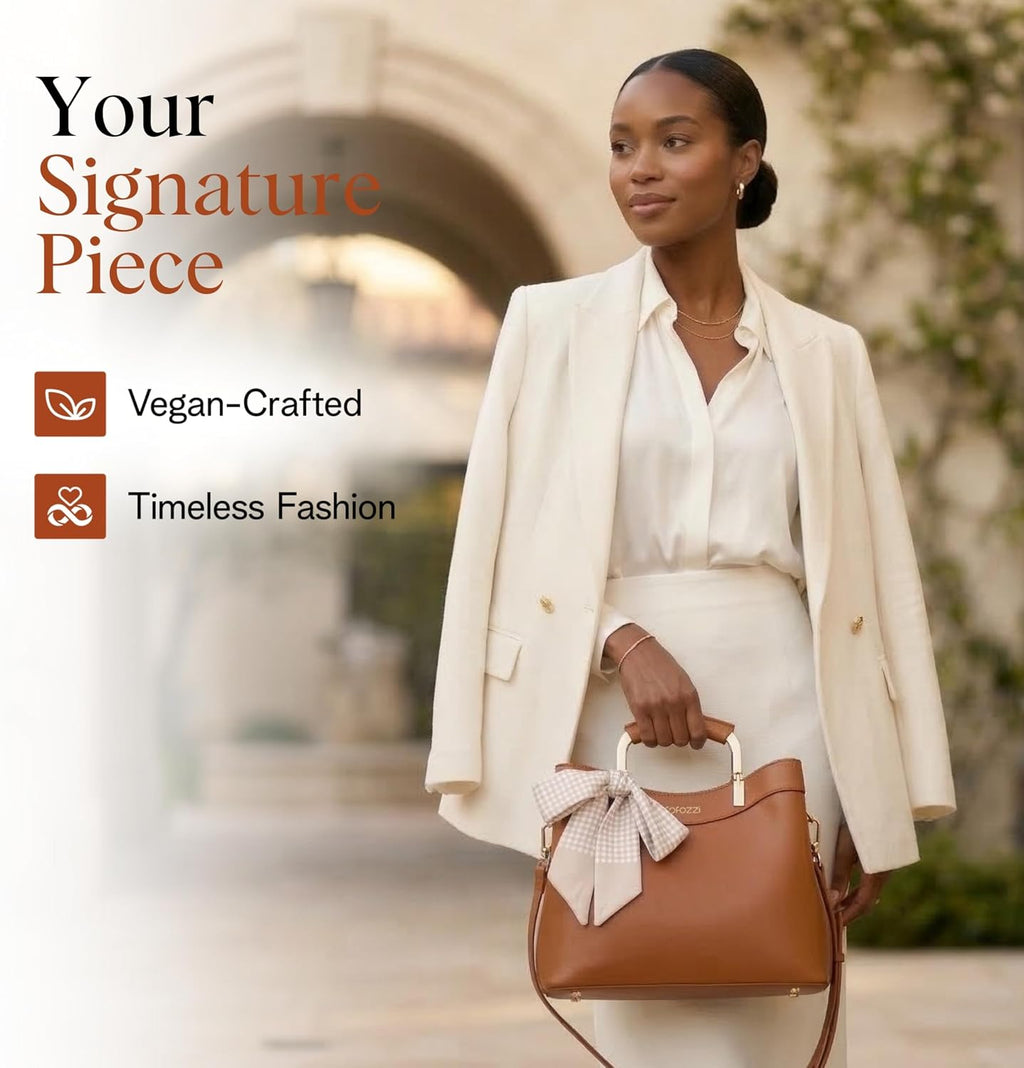 Small Vegan Leather Purses for Women, Faux Leather Handbags for Women, Top Handle Handbags