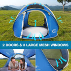 Easy Pop up Tent 2-4 Person Waterproof - Pop-Up Camping Tents Automatic Tent Throw Pop up Instant Flip Pop Tent for Camping,By ZOAMKE