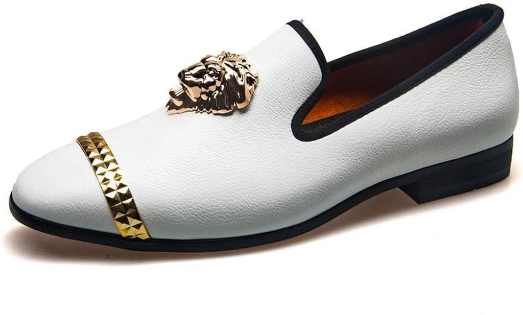 Men Loafers Men Luxury Wedding Dress Shoes Black Fashion Party Shoes for Men