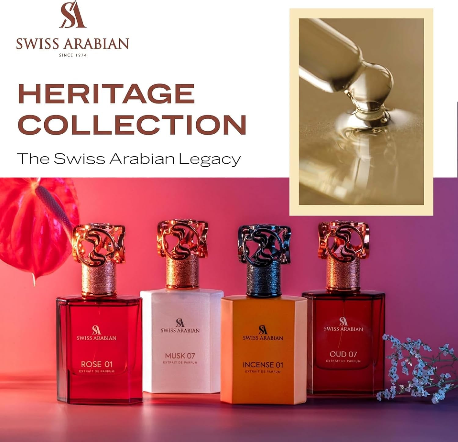 Musk 01 - Arabian Perfumes for Women and Men - Long Lasting Perfume - Spicy, Floral, Musk Perfume - Seductive Signature Aroma - 1.7 Oz