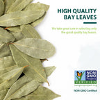 Bay Leaves, 8 Oz (227G), Non-Gmo Verified, Dried Bay Leaf, Freshly Packed to Keep Fresh, Laurel Herbs for Cooking