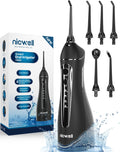 Water Dental Flosser Teeth Pick - 4 Modes Dental Oral Irrigator, Portable & Rechargeable IPX7 Waterproof Personal Orthodontic Supplie Water Teeth Cleaner Picks for Home Travel