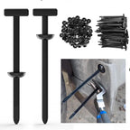 Zip Tie Fender Clip - Nylon Universal Door Panel Clips Cable Tie Buckle - Automotive Retainer Clips and Fasteners - Plastic Rivets for Cars Door Trim (100)