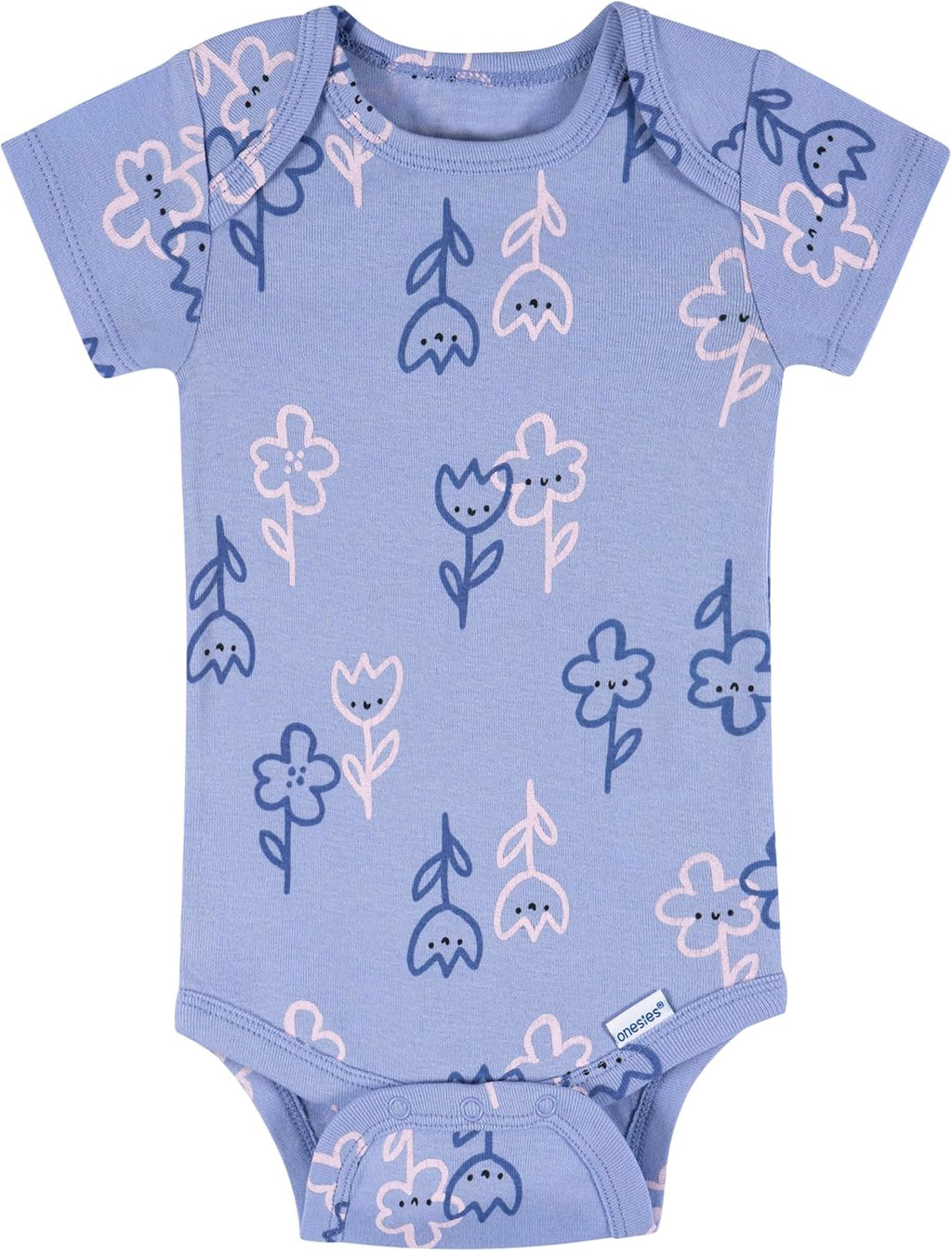 Baby Girls 8-Pack Short Sleeve Mix & Match Bodysuits