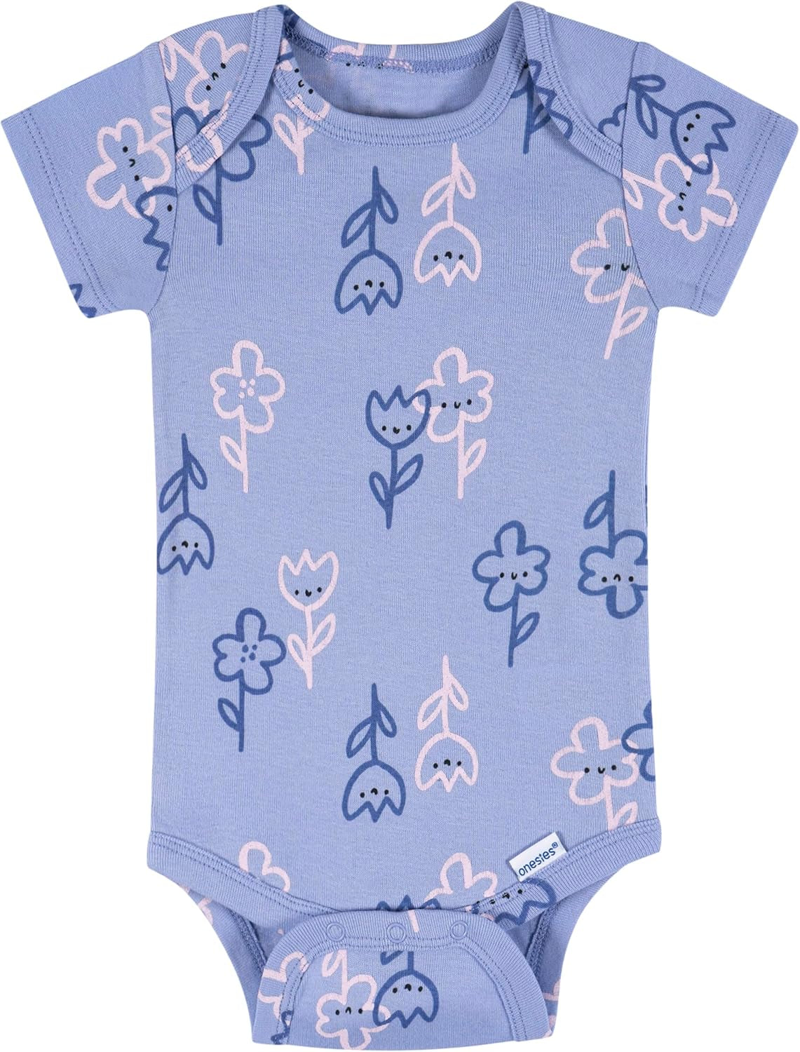 Baby Girls 8-Pack Short Sleeve Mix & Match Bodysuits