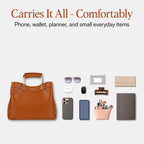 Small Vegan Leather Purses for Women, Faux Leather Handbags for Women, Top Handle Handbags
