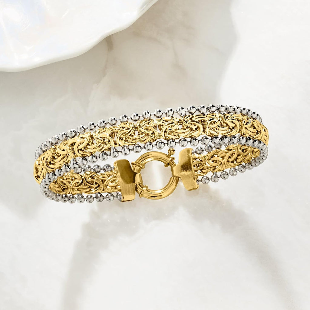 Byzantine Beaded-Edge Bracelet