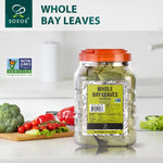 Bay Leaves, 8 Oz (227G), Non-Gmo Verified, Dried Bay Leaf, Freshly Packed to Keep Fresh, Bay Laurel Herbs for Cooking,Bay Laurel Leaf, Dried Bay Leaves, Fresh Bay Leaves, Green