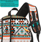 Aztec Print School Backpacks for Girls Boys Teens Students - Stylish College Schoolbag Book Bag - Water Resistant Travel Backpacks for Women Men