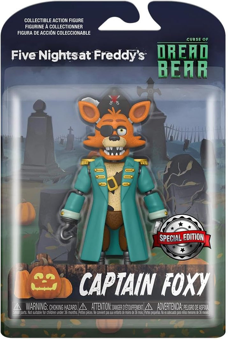 Action Figure: Five Nights at Freddy'S (FNAF) Dreadbear - Captain Foxy - Collectible Toy - Gift Idea - Official Merchandise