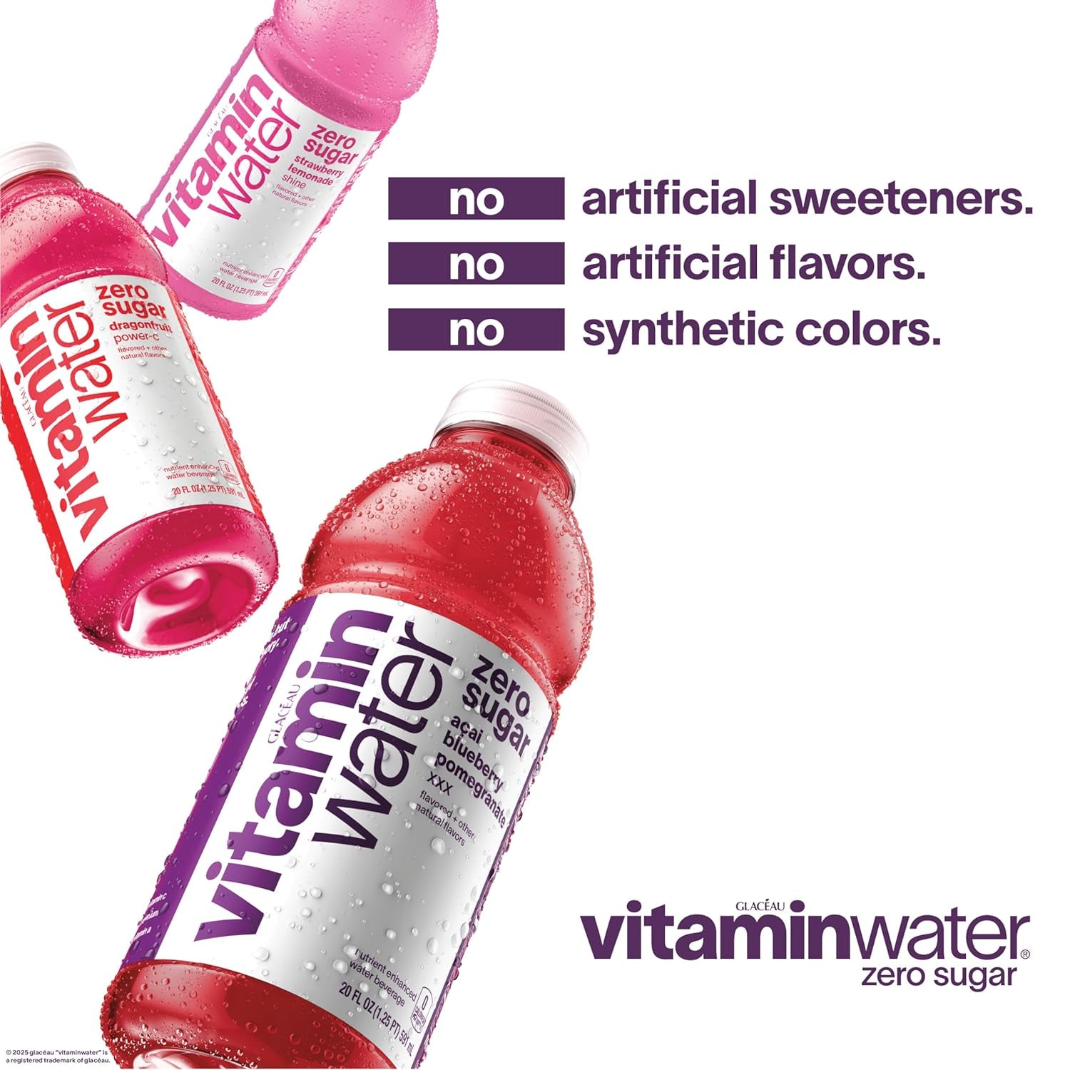 Vitaminwater Zero Variety Pack Nutrient Enhanced Water W/ Vitamins, 20 Fl Oz, 12 Pack
