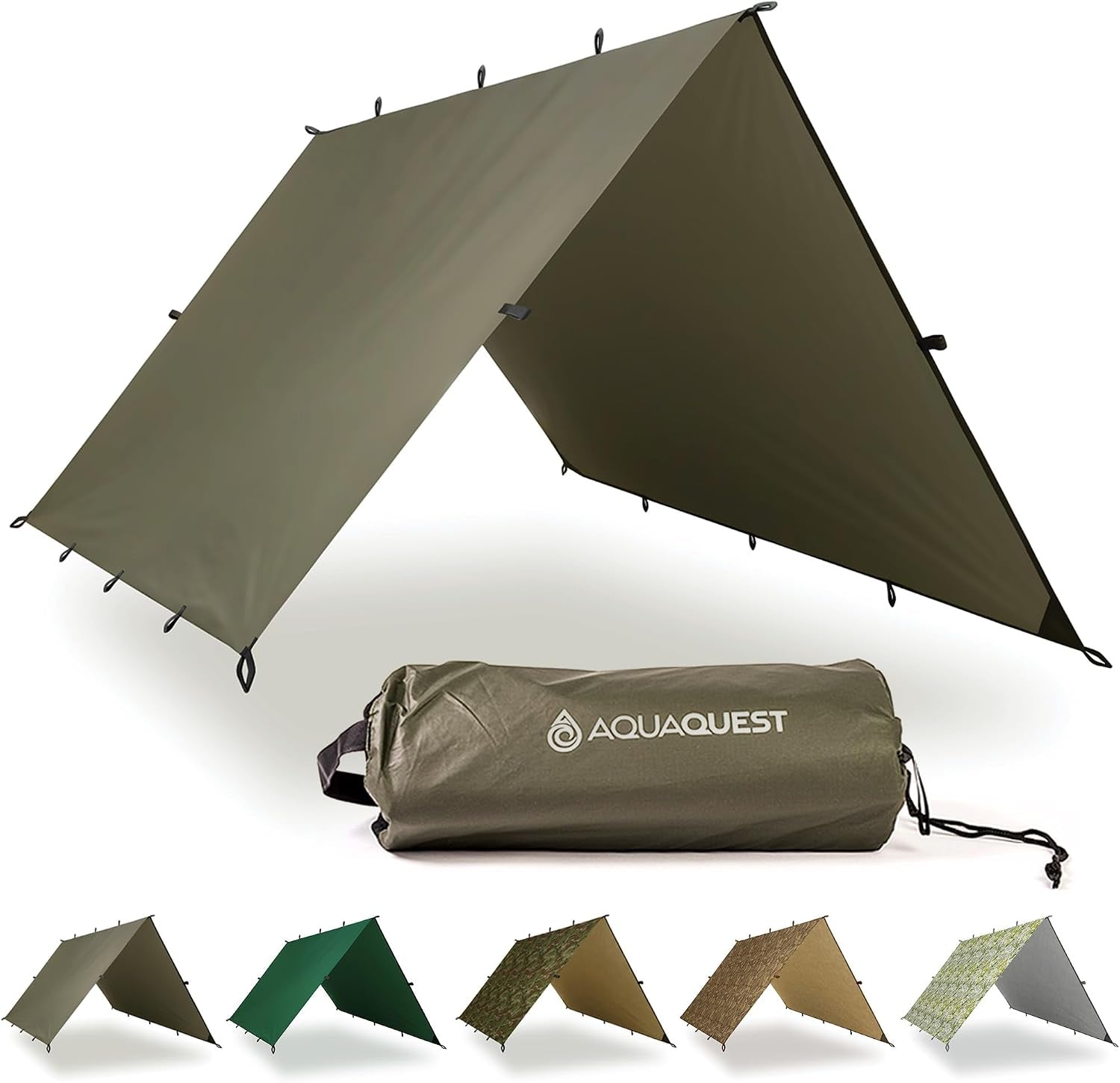 Defender Tarp – Heavy-Duty Waterproof (20,000 Mm) Seam-Taped Rain Fly for Camping, Bushcraft & Survival