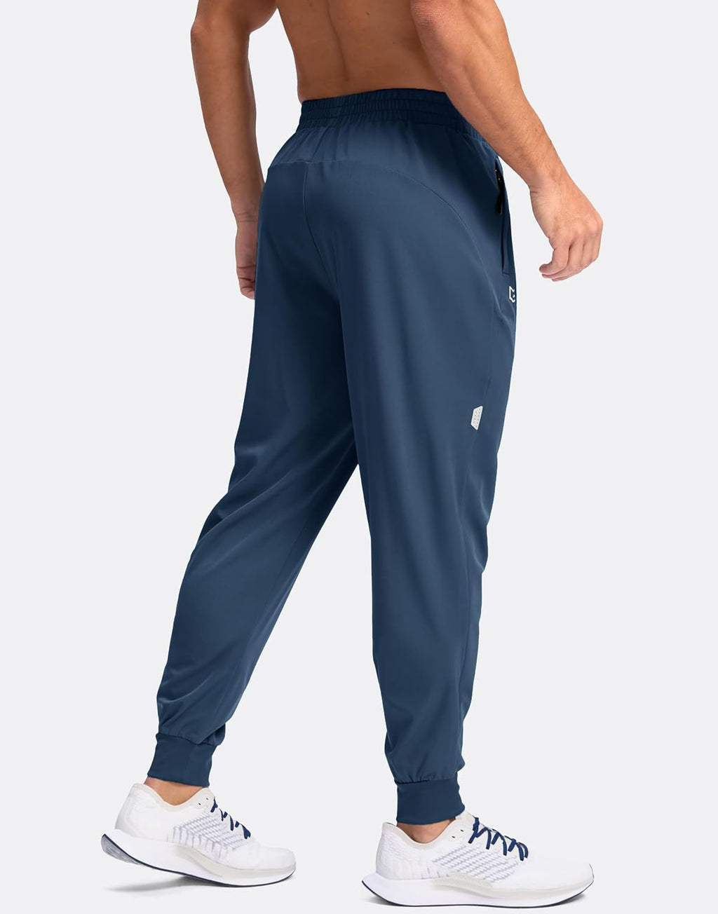 Men'S Joggers with Zipper Pockets Lightweight Athletic Workout Pants Quick Dry Sweatpants for Men Running Hiking