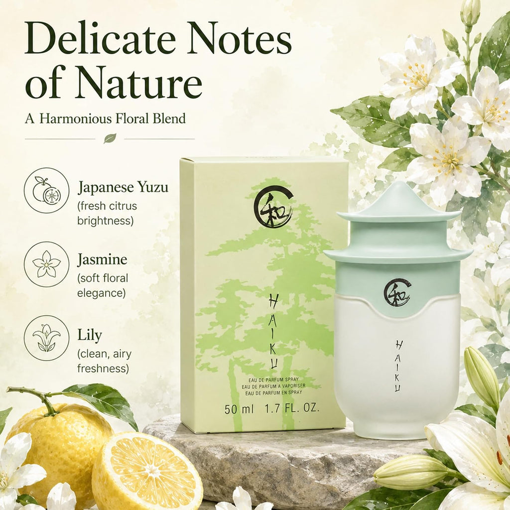 Haiku Eau De Parfum for Women – Nature Inspired Women’S Fragrances – Fresh Green Floral Long Lasting Perfumes for Women with Japanese Yuzu – 1.7 Fl Oz Womens Signature Perfume for Daily Zen Wear