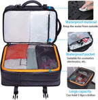 45L Carry on Backpack, Weekender Travel Backpacks, 17.3 Inch Laptop Back Pack Business Expandable Bag for Men and Women