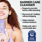 Face Wash for Sensitive Skin Facial Cleanser Vegan Ceramide Barrier Repair Extra Gentle for Daily Fragrance Free for Sensitive Skin, Clean Beauty, Vegan & Cruelty-Free Dermatologist Tested