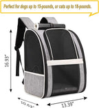 Innovative Traveler Bubble Backpack Pet Carriers for Cats and Dogs