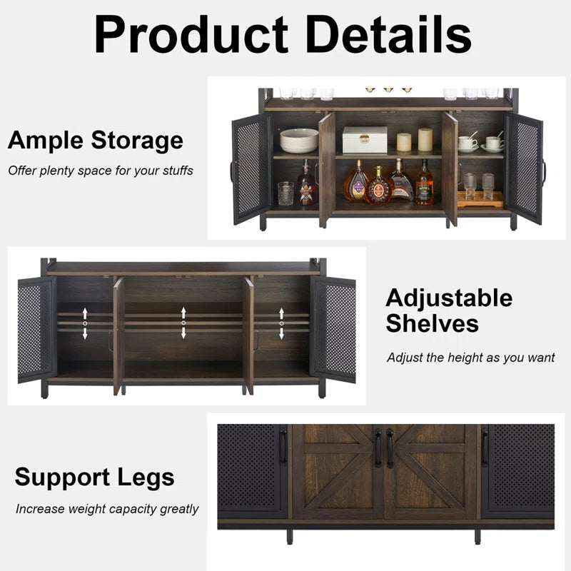 Shik 51.97'' Bar Cabinet