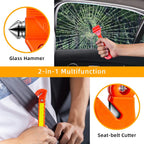 10 Pack Safety Hammer, Emergency Escape Tool with Car Window Breaker and Seat Belt Cutter, Life Saving Survival Kit