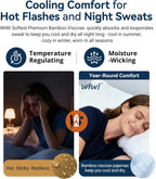 Viscose from Bamboo Nightgowns for Women Short Sleeve Sleep Shirt V Neck Nightgown plus Size Sleepwear S-4X,