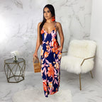 2026 Women'S Casual Summer Floral Long Maxi Dresses Floor Length Sleeveless plus Size Sundresses