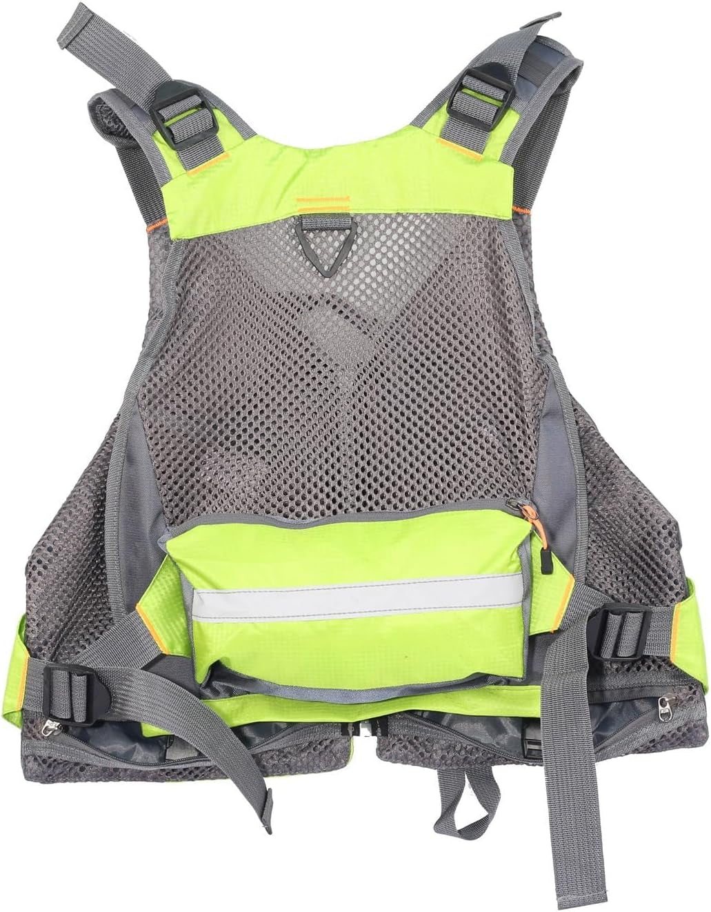 Multifunctional Kayak Life Jackets for Adults - Fishing, Multi Pocket Portable Detachable Clothing with Floating Material Breathable Life-Saving Rock Fishing