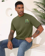 Mens Malibu Vibe Palm Tree California Casual Short Sleeve T-Shirt | Perfect for Surf Travel Great for Beach Lovers West Coast Fans.
