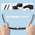 Kids Sunglasses Polarized UV Protection Flexible Rubber Glasses Shades with Strap for Boys Girls RBK037