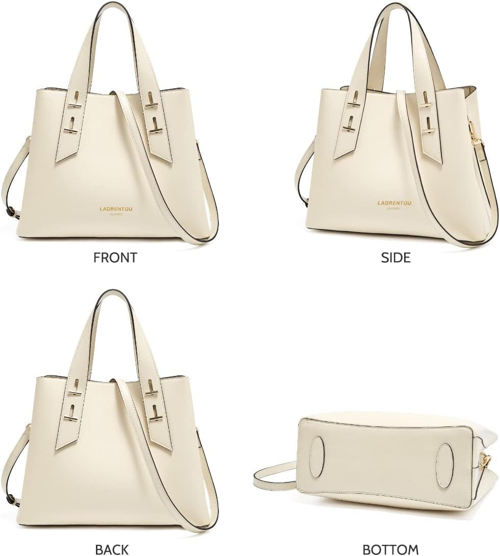 Women Crossbody Handbags Genuine Leather Satchel Handbags for Women Top-Handle Shoulder Tote Purses